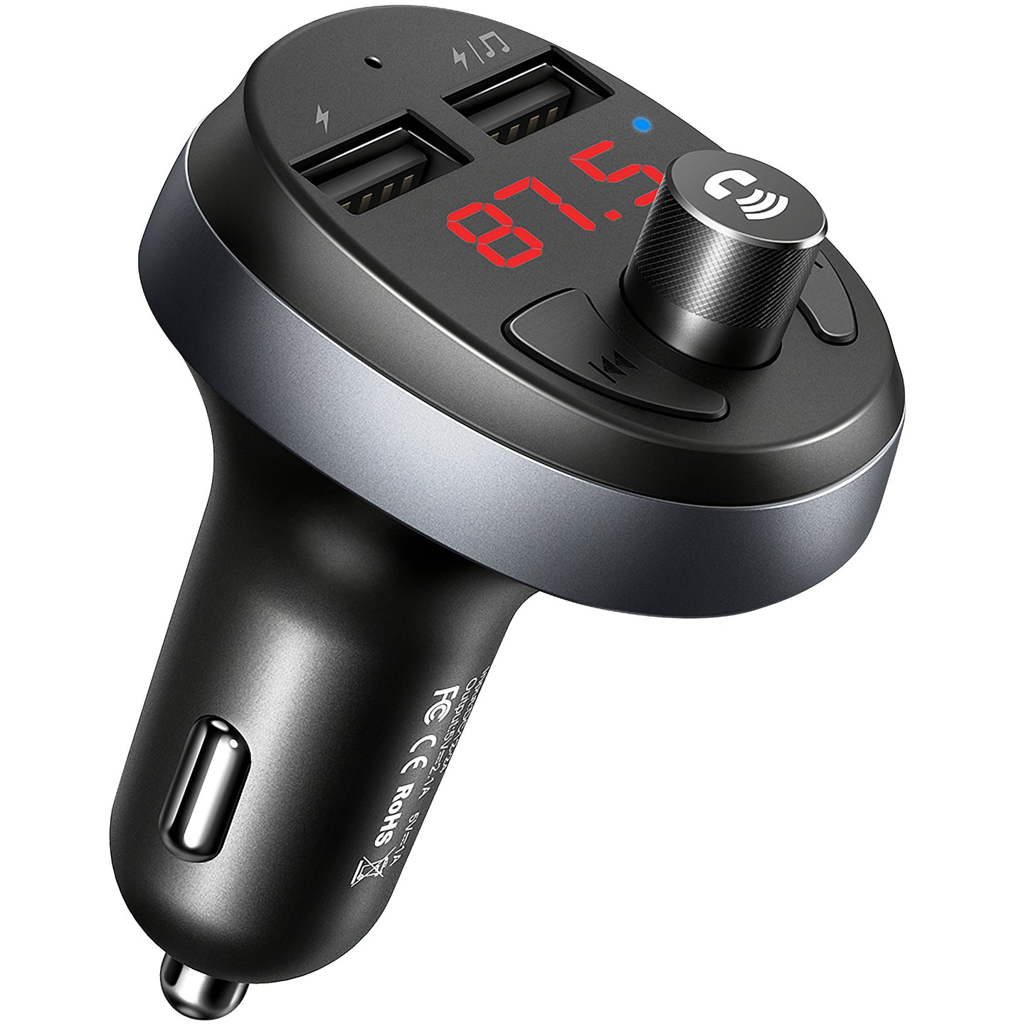 Modulateur FM Bluetooth McDodo, 2 x USB-A