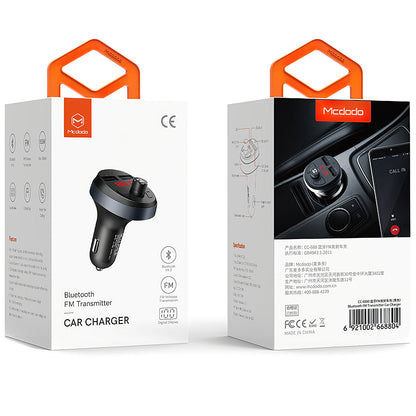 Modulateur FM Bluetooth McDodo, 2 x USB-A