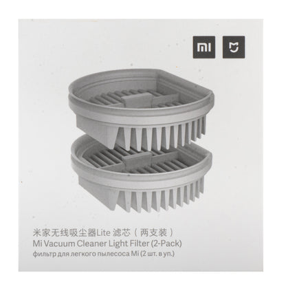 Filtre à air Hepa pour Aspirateur Xiaomi Mi Handheld Vacuum Cleaner Light, Set 2 pièces BHR4634CN