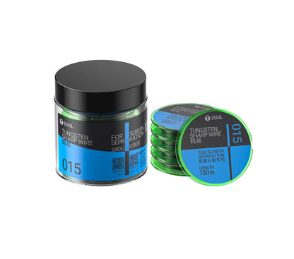 Fil Tungstène 2UUL WS-015, 0,015 mm, 100 m, Set de 5 pièces