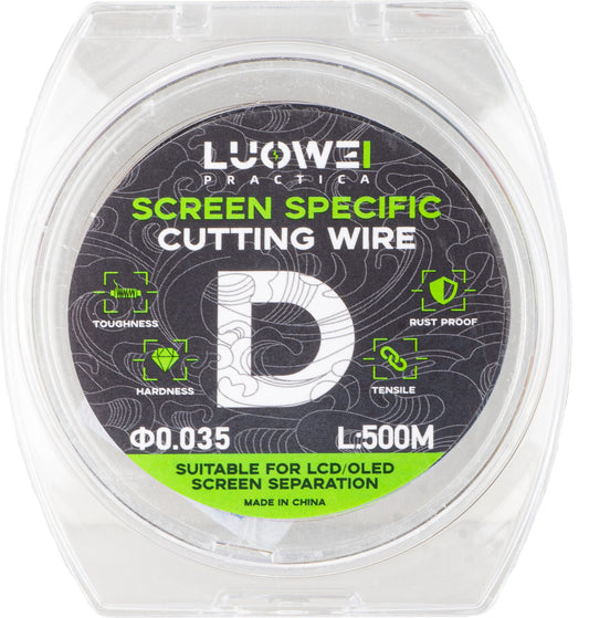 Fil de molybdène Luowei, 0,035 mm, 500 m