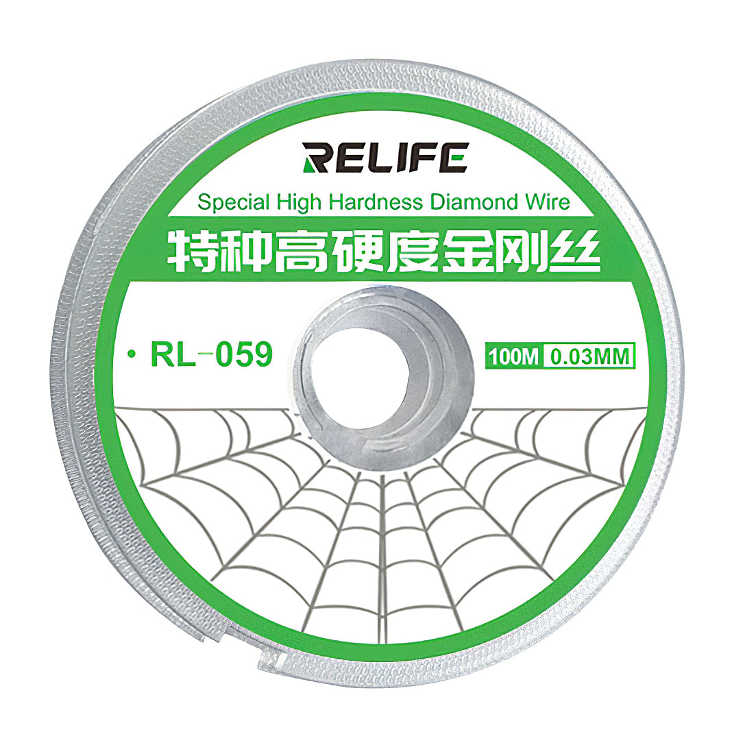 Relife RL-059 Fil en molybdène RL-059, 0.03mm, 100m