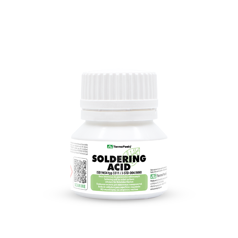 Flux Acide AG Termopâtes pour surfaces nickelées, 35ml ART.AGT-117