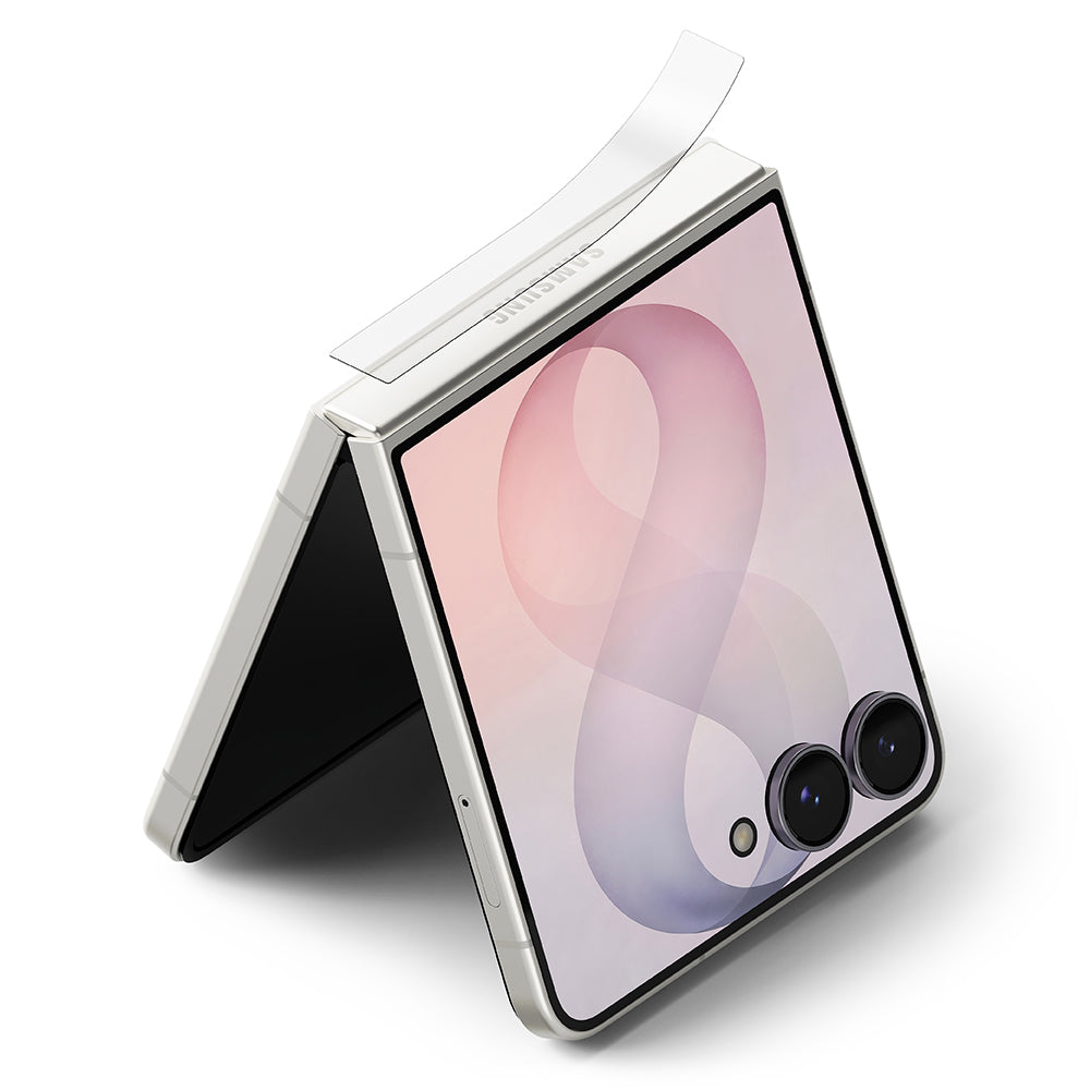 Film de protection Charnière Ringke Dual Easy pour Samsung Galaxy Z Flip8 F776, Plastique, Lot de 2 pièces