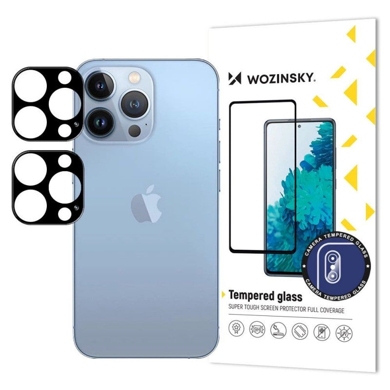 Film de protection pour caméra arrière WZK pour Apple iPhone 17, Verre Trempé, Lot de 2 pièces, Noir