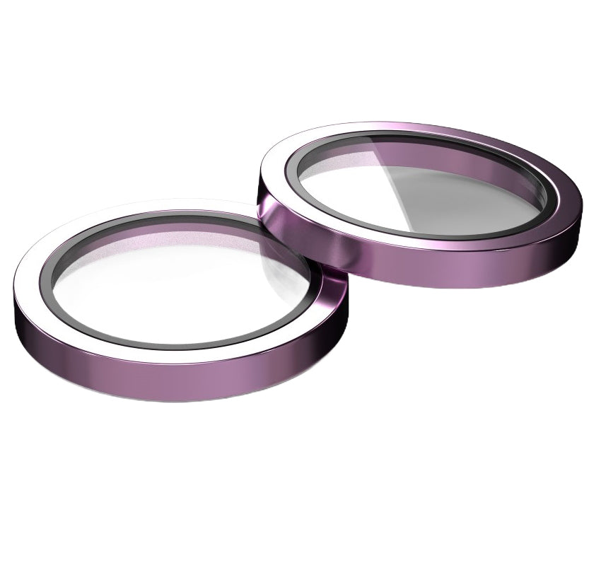 Film de protection pour caméra arrière Etteri pour Apple iPhone 16 Plus / 16, Verre trempé, Rose