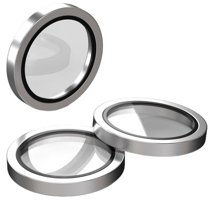 Film de protection pour caméra arrière Etteri pour Apple iPhone 16 Pro Max / 16 Pro, Verre trempé, Gris