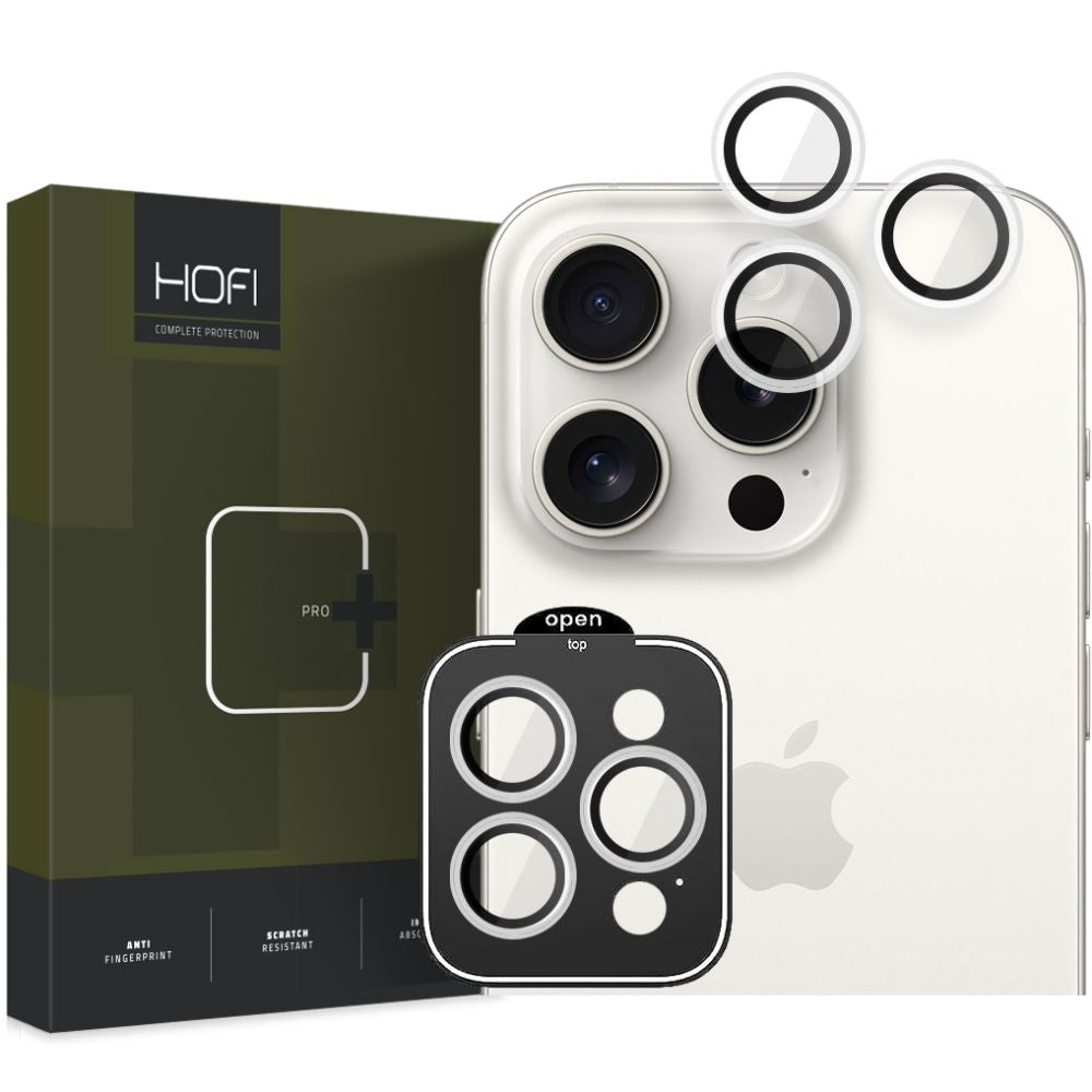 Film protecteur pour dos d'appareil photo HOFI CamRing PRO+ pour Apple iPhone 15 Pro Max / 15 Pro, protégé par du verre