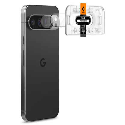 Film protecteur pour caméra arrière Spigen EZ FIT pour Google Pixel 9 Pro XL, Glass Protected, Set 2 pieces AGL08446 