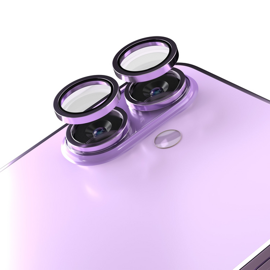 Film de protection pour caméra arrière Etteri pour Apple iPhone 17, Verre trempé, Violet