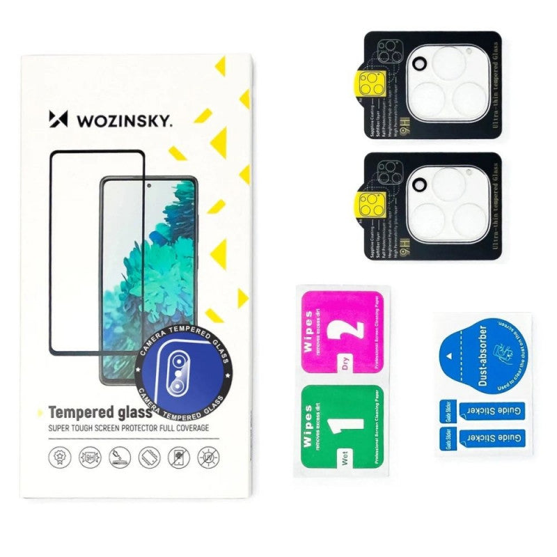 Film de protection pour caméra arrière WZK pour Apple iPhone 17, Verre Trempé, Lot de 2 pièces, Noir