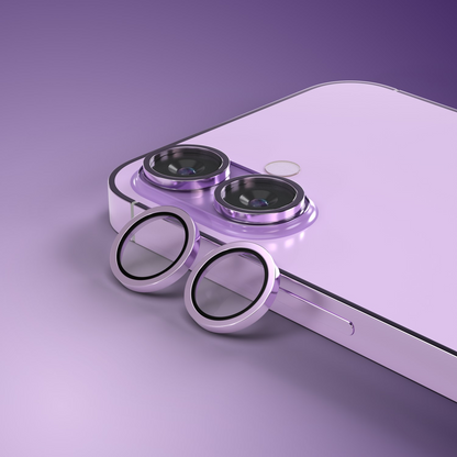 Film de protection pour caméra arrière Etteri pour Apple iPhone 17, Verre trempé, Violet
