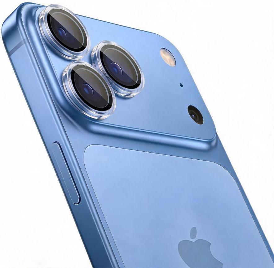 Tech-Protect CamRing Fit+ Rear Camera Protective Film for Apple iPhone 18 Pro / 18 Pro Max, Tempered Glass, Transparent