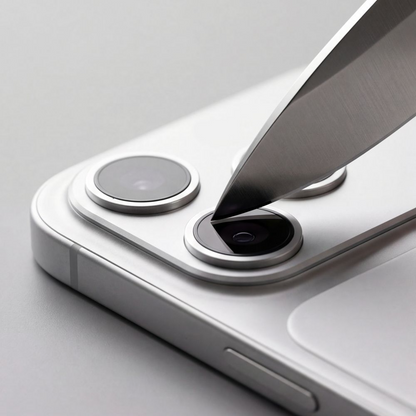 Film de protection pour caméra arrière Tech-Protect CamFull Fit+ pour Apple iPhone 18 Pro, Verre trempé, Argenté