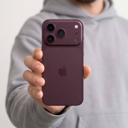 Tech-Protect CamFull Fit+ Rear Camera Protective Film for Apple iPhone 18 Pro, Tempered Glass, Burgundy