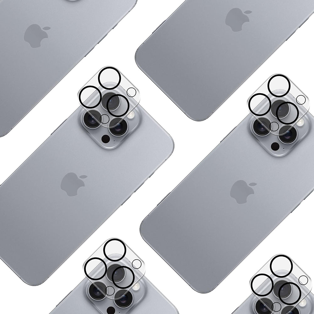 3MK Pro Full Cover Rear Camera Protection Film for Apple iPhone 14 Pro, Tempered Glass, Transparent