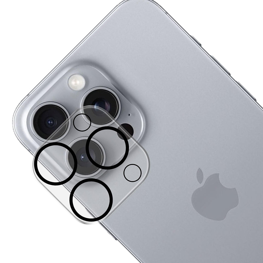Film de protection Caméra Arrière 3MK Pro Full Cover pour Apple iPhone 17 Pro, Verre Trempé, Noir