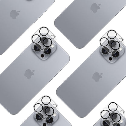 Film de protection Caméra Arrière 3MK Pro Full Cover pour Apple iPhone 17 Pro, Verre Trempé, Noir