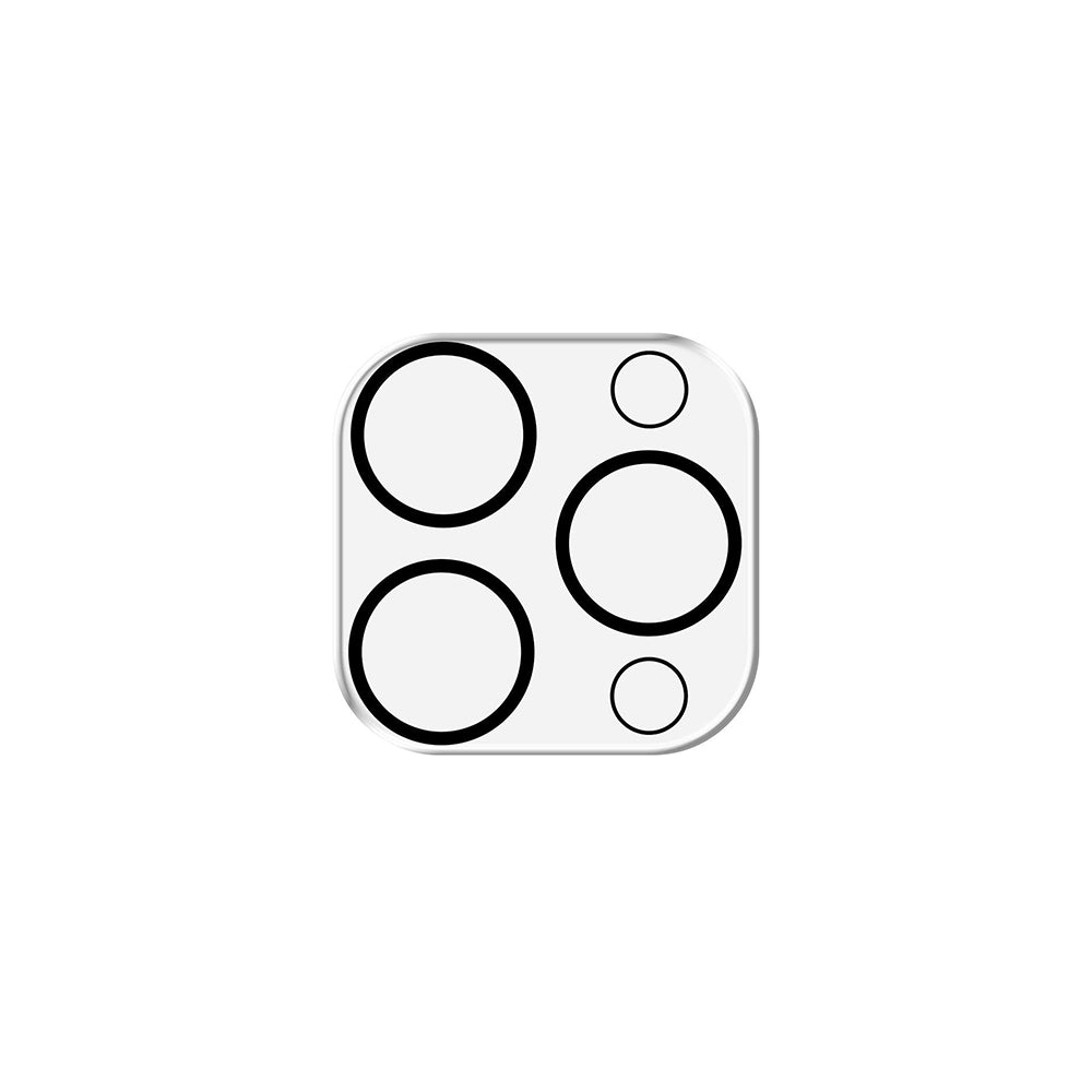 Film de protection Caméra Arrière 3MK Pro Full Cover pour Apple iPhone 17, Verre Trempé, Noir