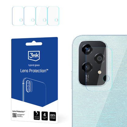 Film de protection pour caméra arrière 3MK Protection pour Honor 200 Lite, Verre flexible, Lot de 4 pièces, Transparent