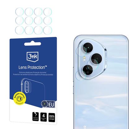 Film de protection pour caméra arrière 3MK Protection pour Honor 400 Pro, verre flexible, lot de 4 pièces, transparent