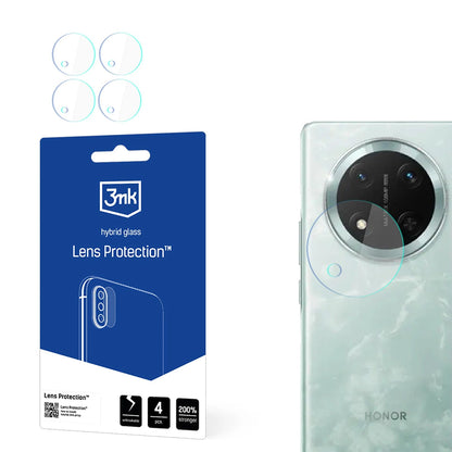 Film de protection pour caméra arrière 3MK Protection pour Honor Magic7 Lite, Verre flexible, Set de 4 pièces, Transparent
