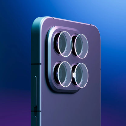 Film de protection pour caméra arrière 3MK Protection pour Oppo Find X9 Pro, Verre Trempé, Lot de 4 pièces, Transparent