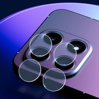 Film de protection pour caméra arrière 3MK Protection pour Oppo Find X9 Pro, Verre Trempé, Lot de 4 pièces, Transparent