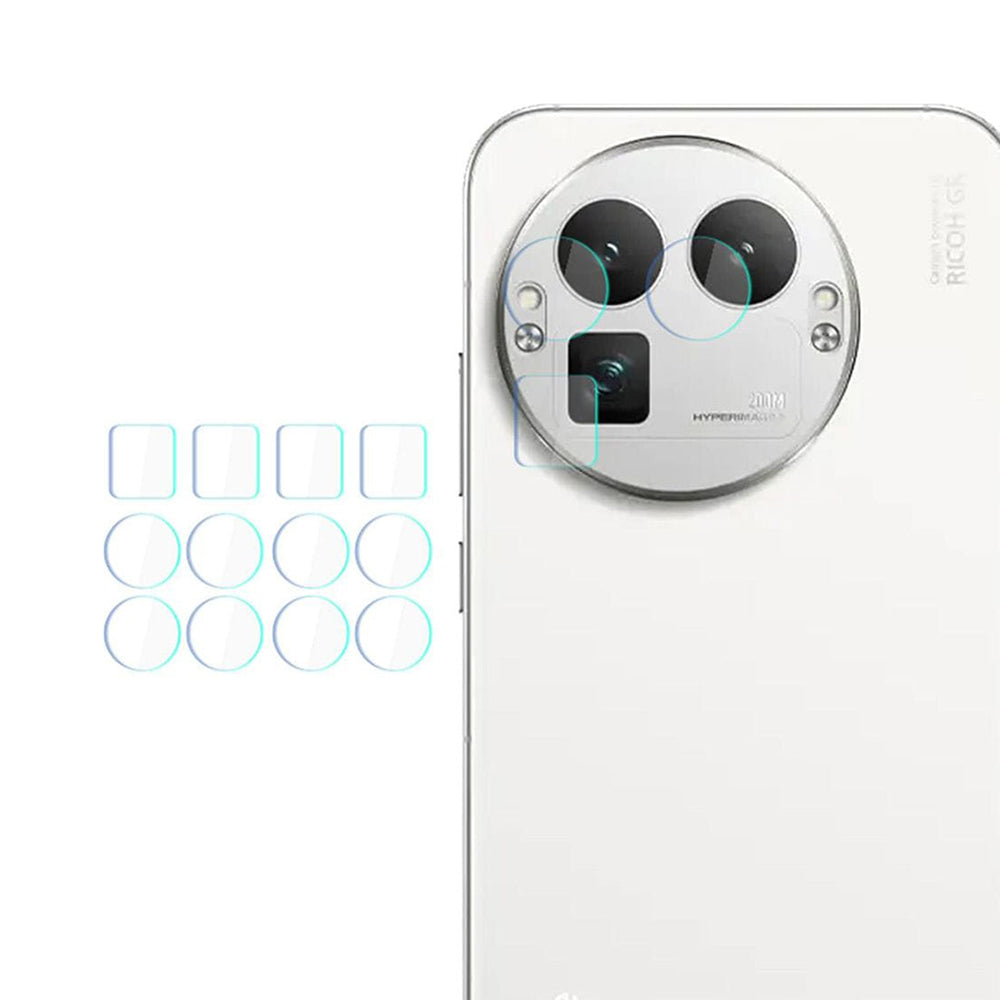 Film de protection pour caméra arrière 3MK Protection pour Realme GT 8 Pro, Verre Trempé, Lot de 4 pièces, Transparent