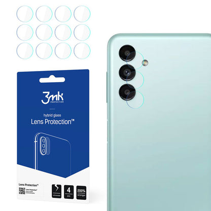 Film de protection pour caméra arrière 3MK Protection pour Samsung Galaxy A13 5G A136, Verre flexible, Set de 4 pièces, Transparent