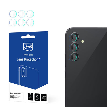 Film de protection pour caméra arrière 3MK Protection pour Samsung Galaxy A54 A546, Verre flexible, Set de 4 pièces, Transparent