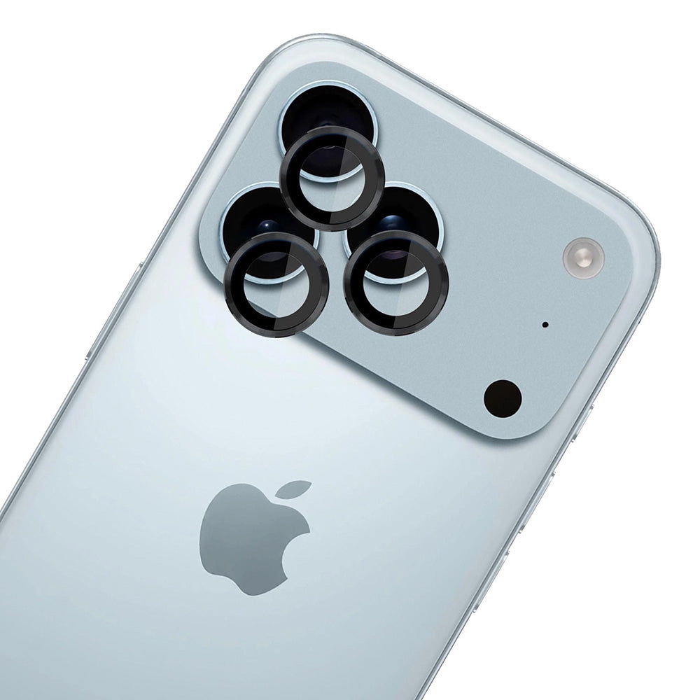Film de protection Caméra Arrière 3MK Protection Pro pour Apple iPhone 17 Pro Max / 17 Pro, Verre Trempé, Noir