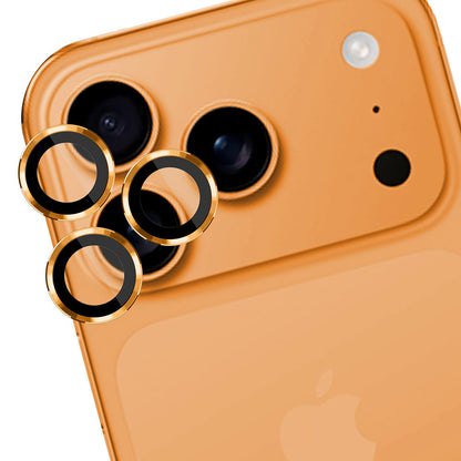 Film de protection pour caméra arrière 3MK Protection Pro pour Apple iPhone 17 Pro Max / 17 Pro, Verre Trempé, Orange
