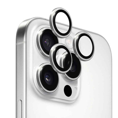 Film de protection pour caméra arrière Anank AR pour Apple iPhone 16 Pro Max / 16 Pro, Verre trempé, Argenté