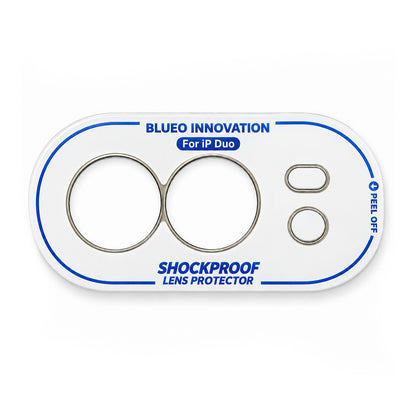 Protection pour caméra arrière Blueo Invisible pour Apple iPhone Duo, plastique