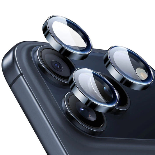 Film de protection pour caméra arrière ESR Armorite pour Apple iPhone 17 Pro Max / 17 Pro / 16 Pro Max / 16 Pro, Verre Trempé, Bleu