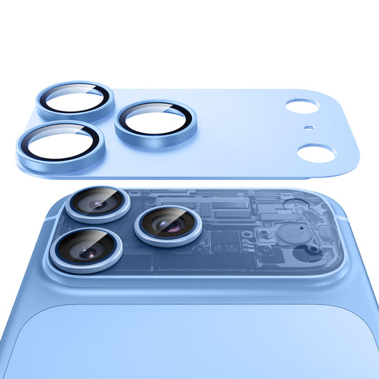 Film de protection pour caméra arrière ESR Armorite Pro pour Apple iPhone 18 Pro Max, Verre trempé, Bleu