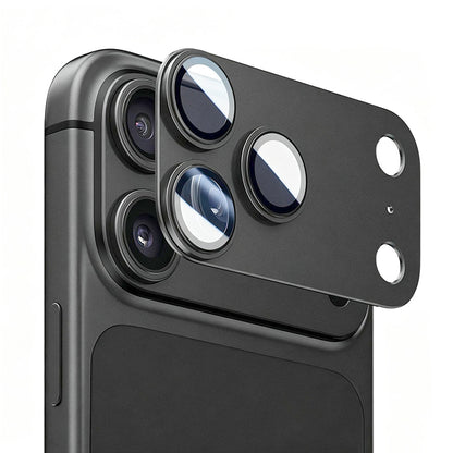 Lito Crown Halo AR + AF Rear Camera Protective Film for Apple iPhone 18 Pro Max, Tempered Glass, Black