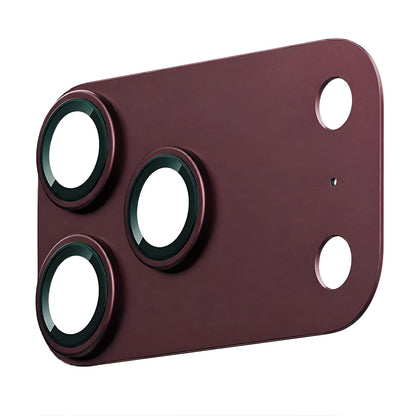 Film de protection pour caméra arrière Lito Crown Halo AR + AF pour Apple iPhone 18 Pro Max, Verre trempé, Bordeaux