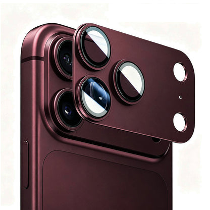 Lito Crown Halo AR + AF Rear Camera Protective Film for Apple iPhone 18 Pro, Tempered Glass, Burgundy