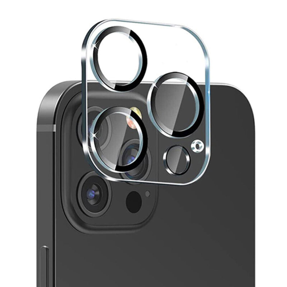 Film de protection pour caméra arrière Lito S+ pour Apple iPhone 13 Pro Max / 13 Pro, Verre trempé, Noir