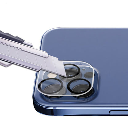 Film de protection pour caméra arrière Lito S+ pour Apple iPhone 13 Pro Max / 13 Pro, Verre trempé, Noir