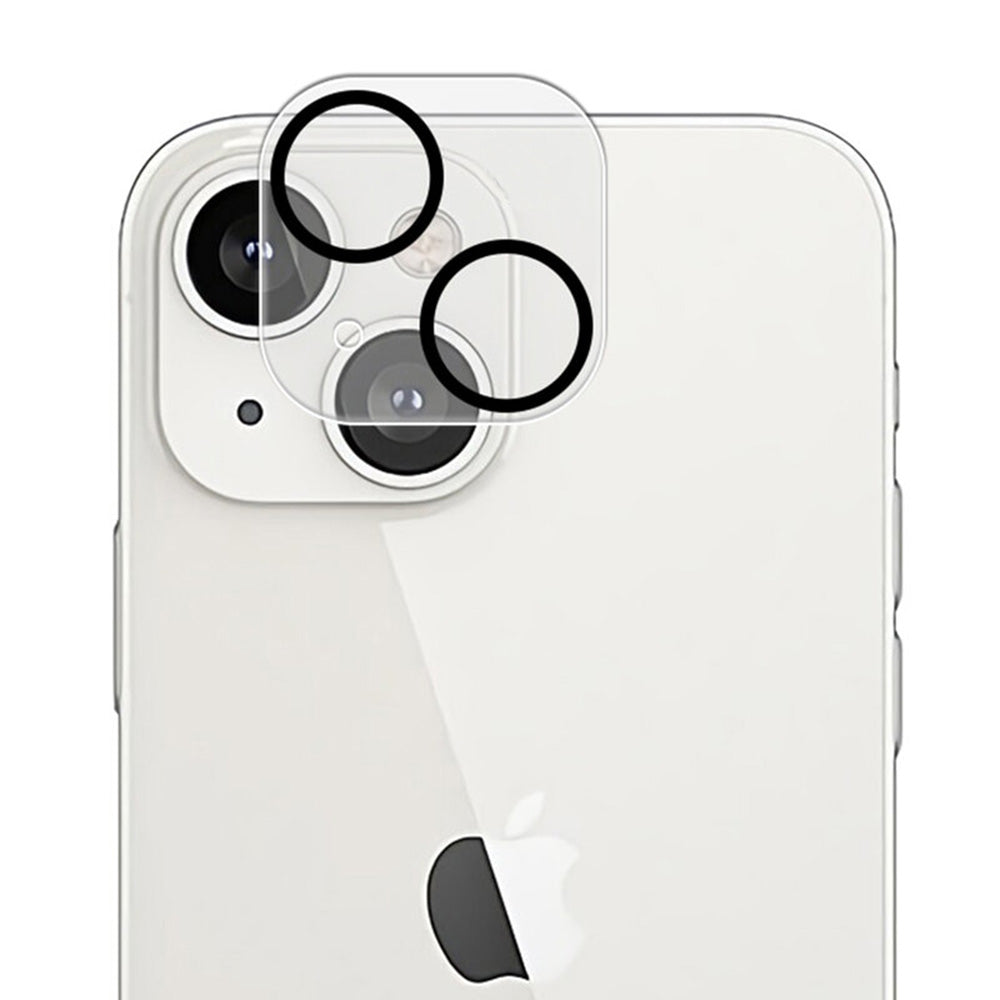 Film de protection pour caméra arrière Lito S+ pour Apple iPhone 14 Plus / 14, Verre trempé, Noir