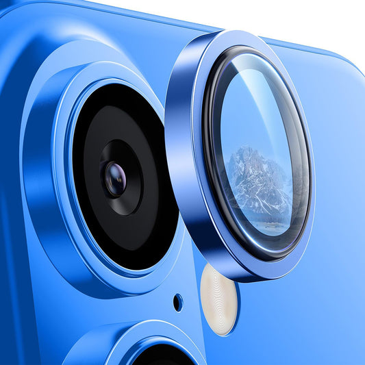 Film de protection pour caméra arrière Lito S+ pour Apple iPhone 16 Plus / 16, Verre trempé, Bleu