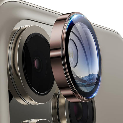 Film de protection pour caméra arrière Lito S+ pour Apple iPhone 16 Pro Max / 16 Pro, Verre trempé, Bronze