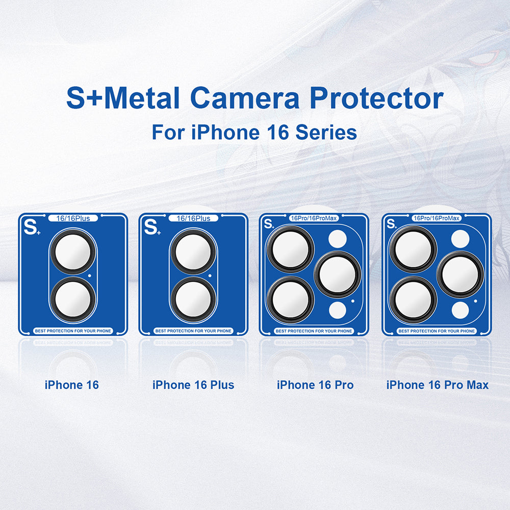 Film de protection pour caméra arrière Lito S+ pour Apple iPhone 16, Verre trempé, Vert