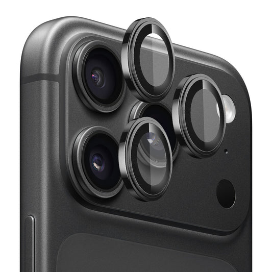 Film de protection pour caméra arrière Lito S+ pour Apple iPhone 18 Pro / 18 Pro Max, Verre trempé, Noir