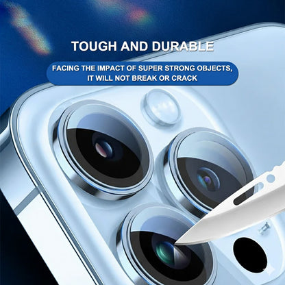 Film de protection pour caméra arrière Lito S+ pour Apple iPhone 18 Pro / 18 Pro Max, Verre trempé, Noir