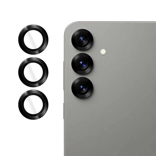 Film de protection pour caméra arrière Lito S+ pour Samsung Galaxy S25+ S936, Verre trempé, Noir