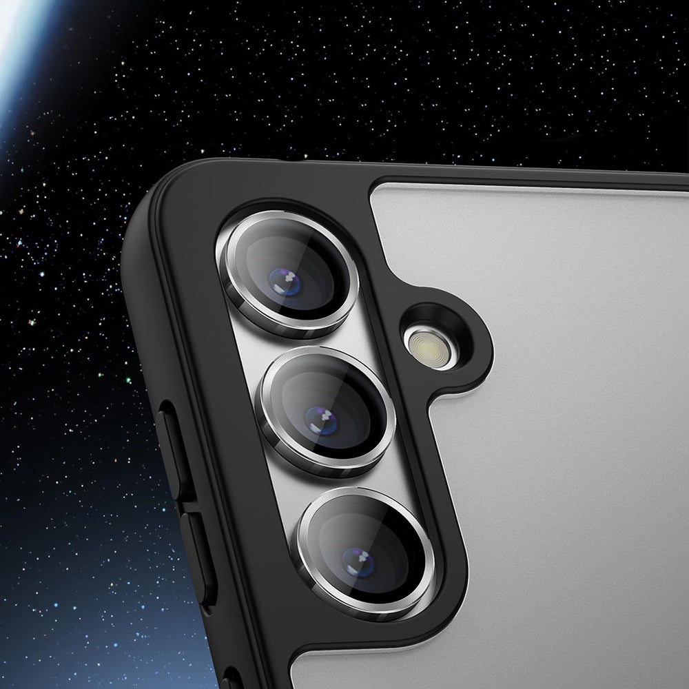 Film de protection pour caméra arrière Lito S+ pour Samsung Galaxy S26 Plus / S26, Verre trempé, Noir.